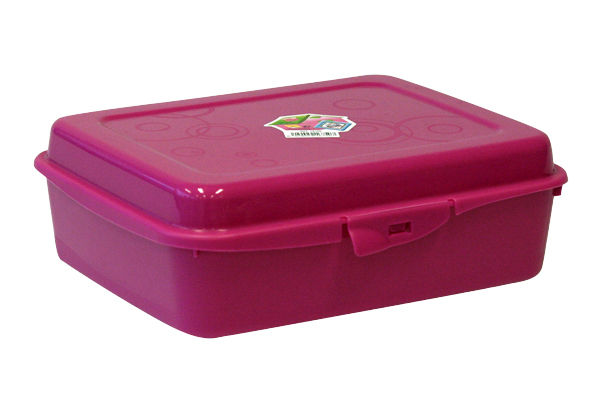 Boîte à tartines 20x16xH7 cm - coul.ass.